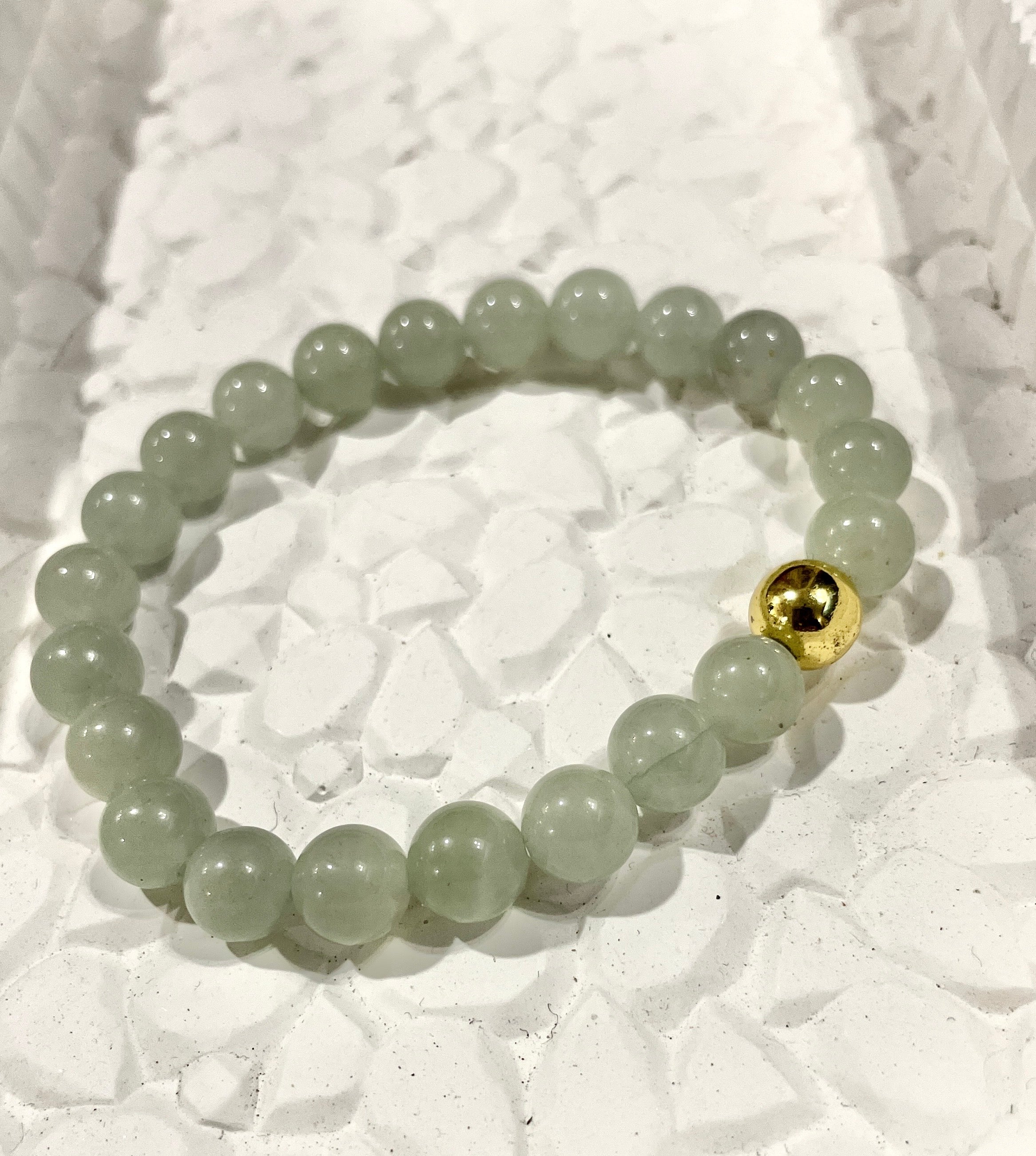 Green Aventurine crystal bracelet - The lucky crystal