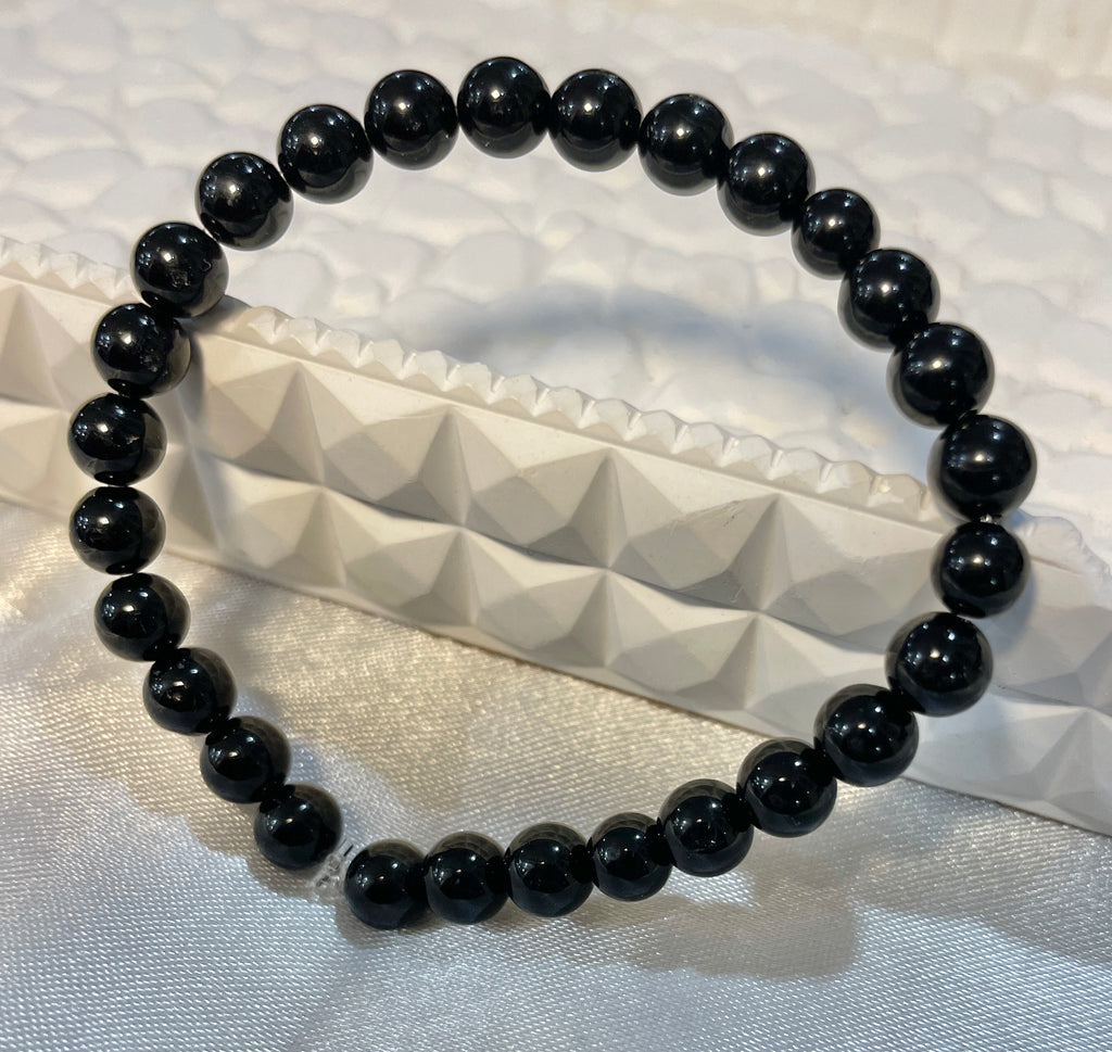 Black tourmaline crystal bracelet- the protector