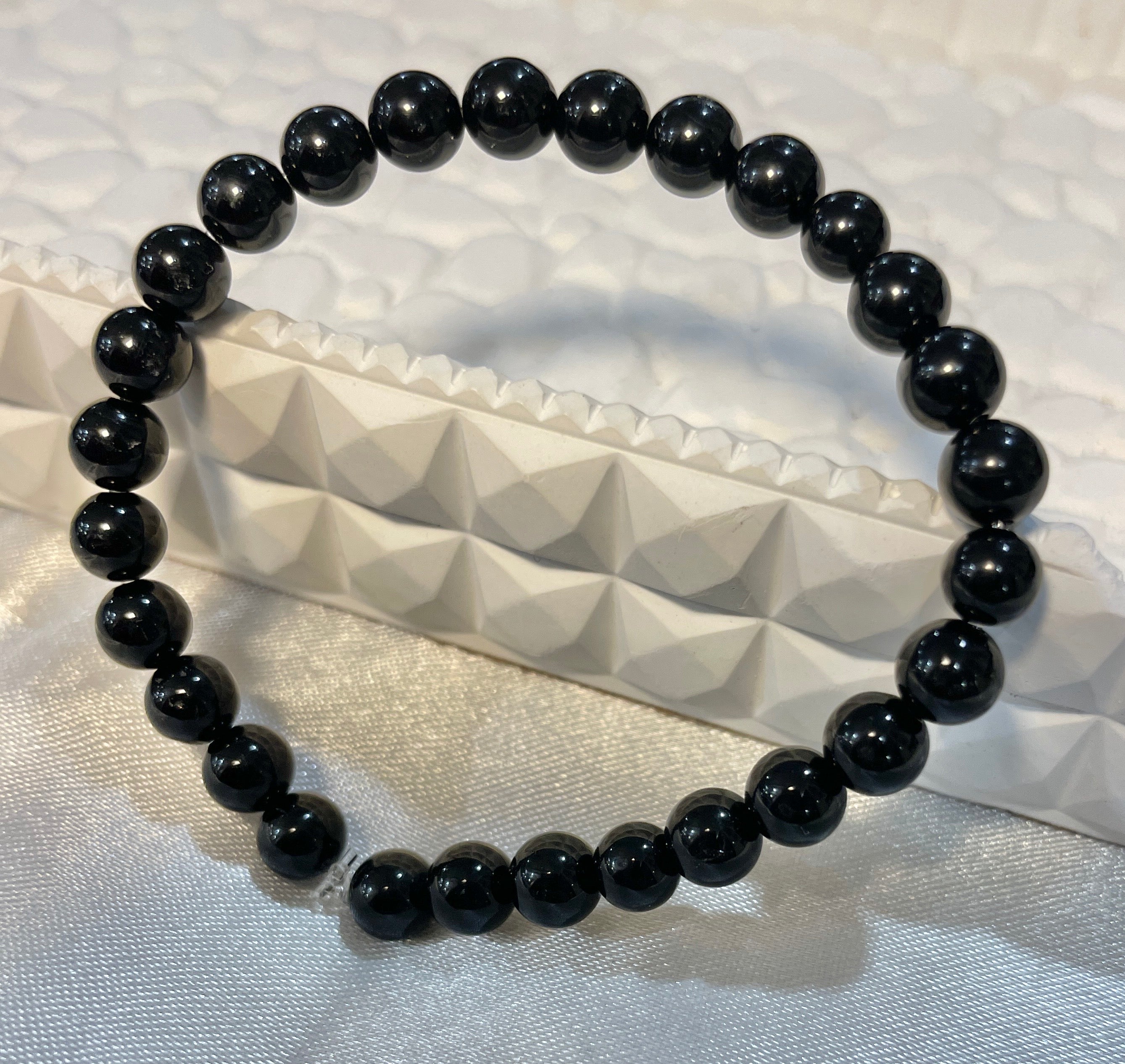 Black tourmaline crystal bracelet- the protector