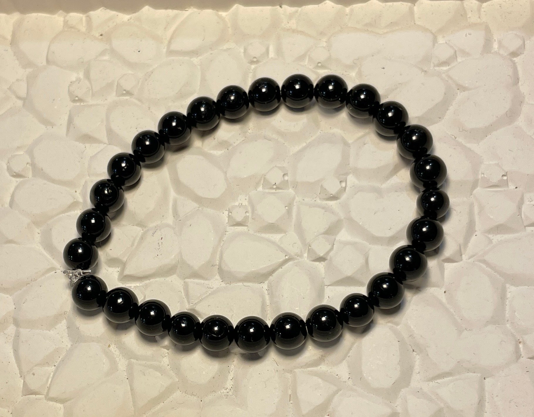 Black tourmaline crystal bracelet- the protector