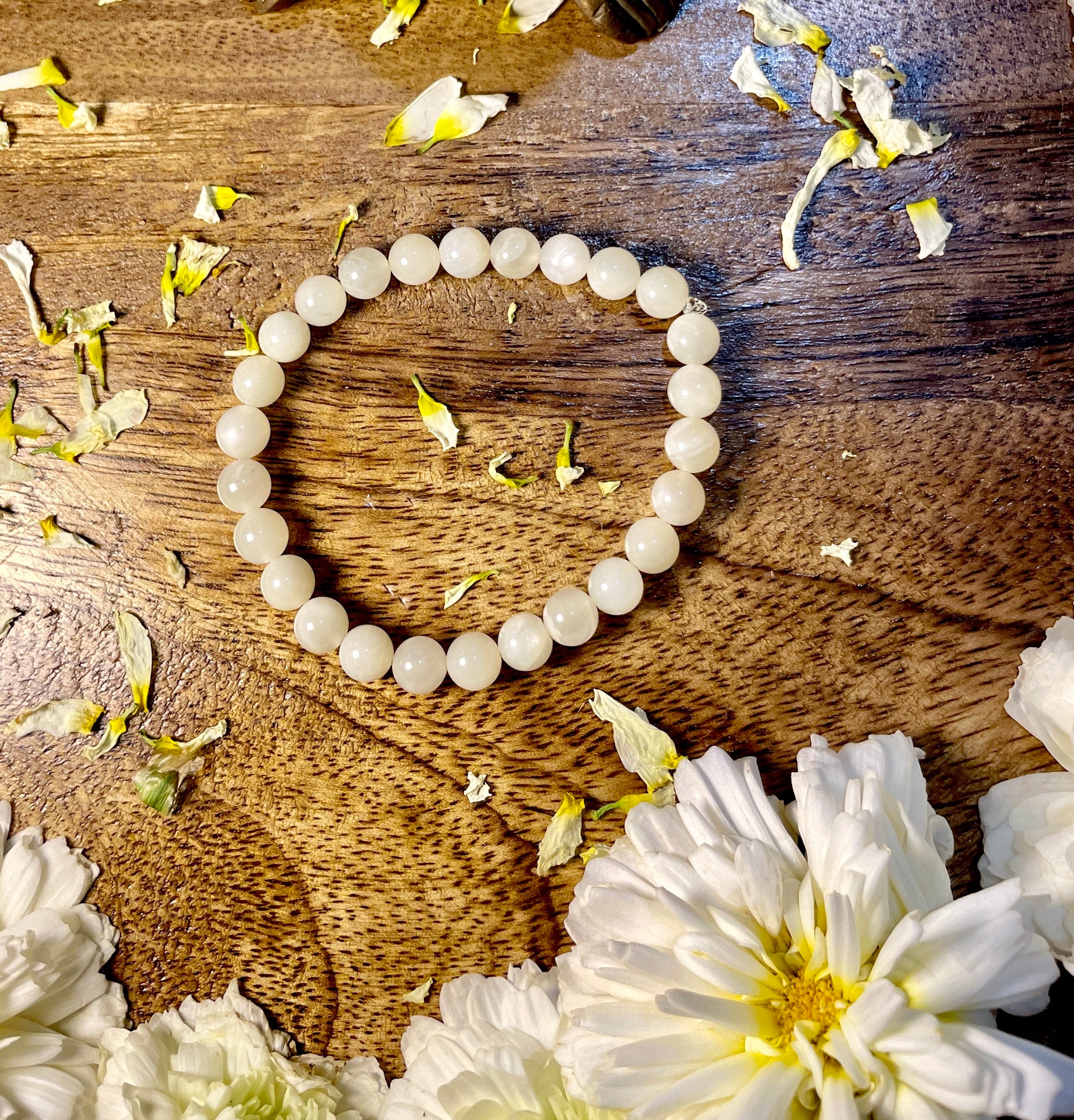 Moon stone crystal bracelet