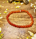 Carnelian crystal bracelet