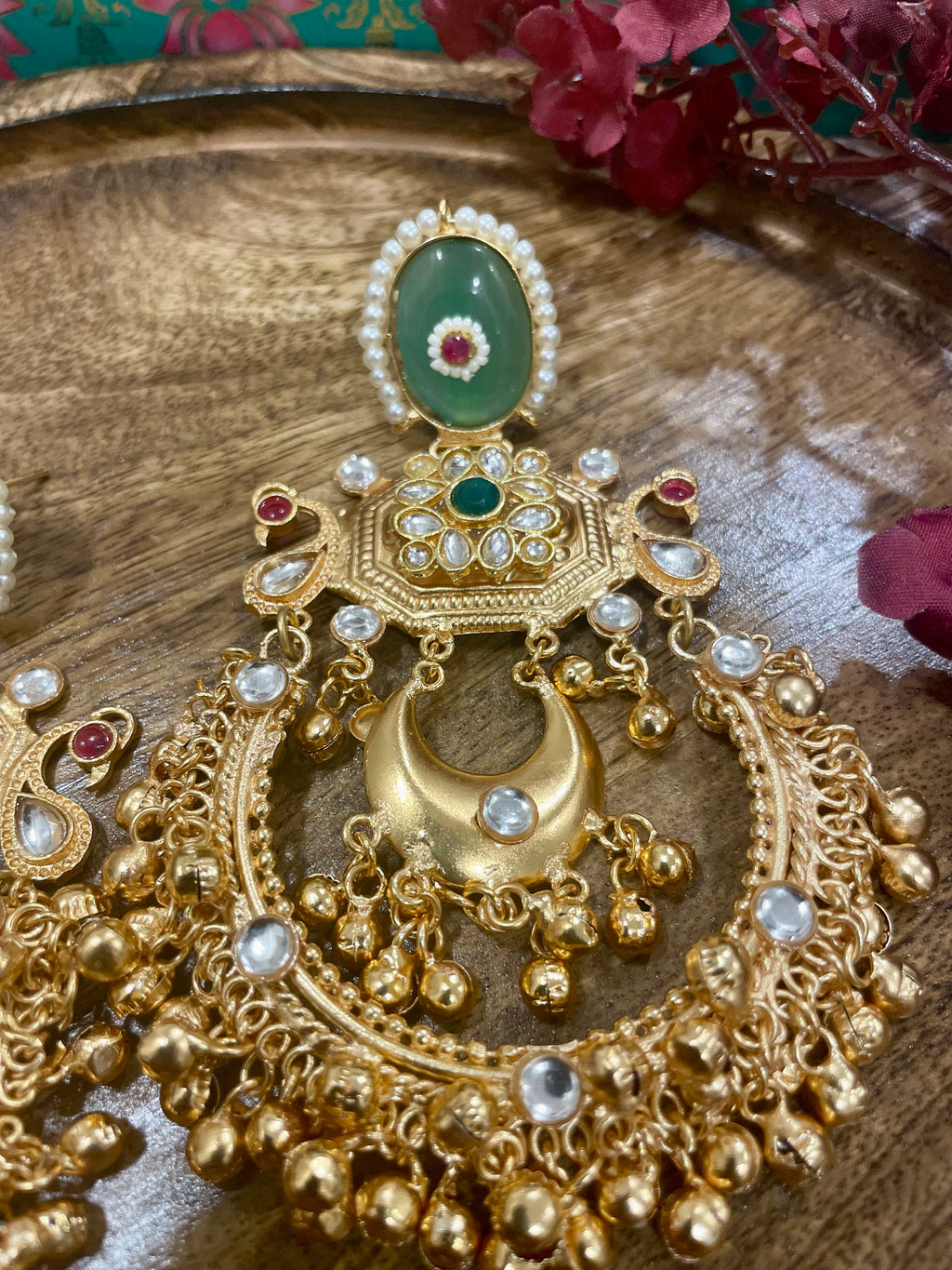 Madhubala Brass Chandbalis