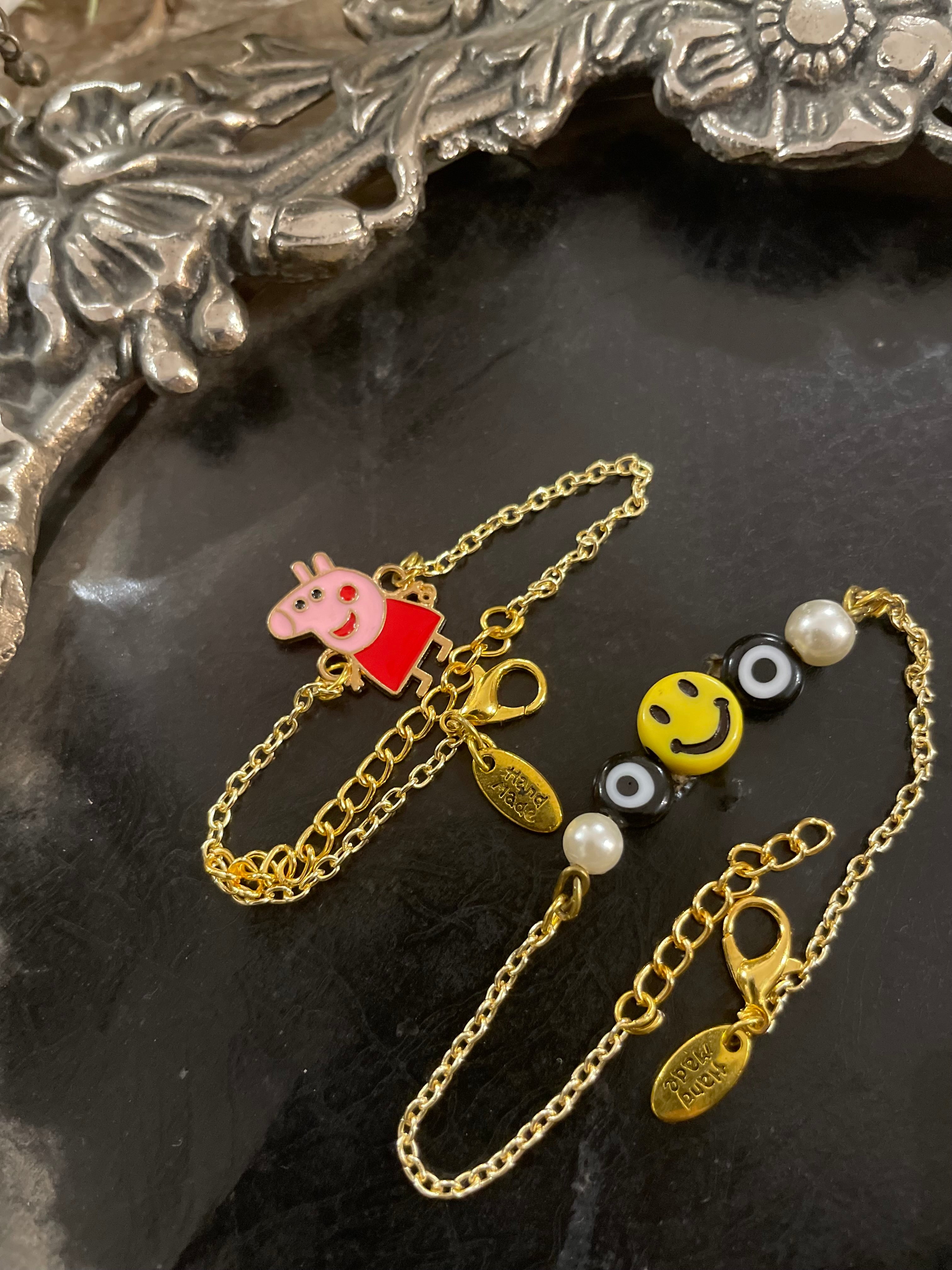 Kids rakhi- pack of 2- Peppa pig and Smileys rakhis for kids