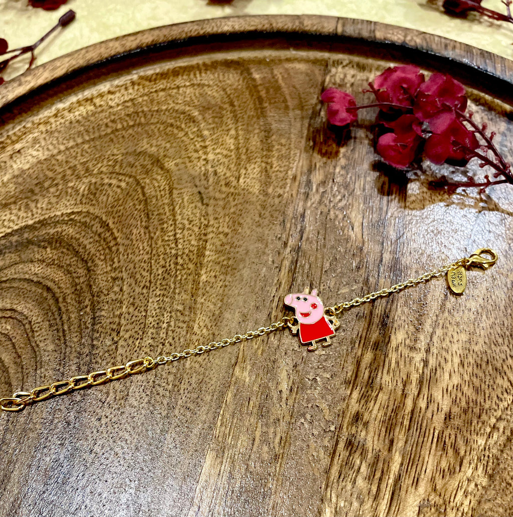 Peppa pig character rakhi for kids
