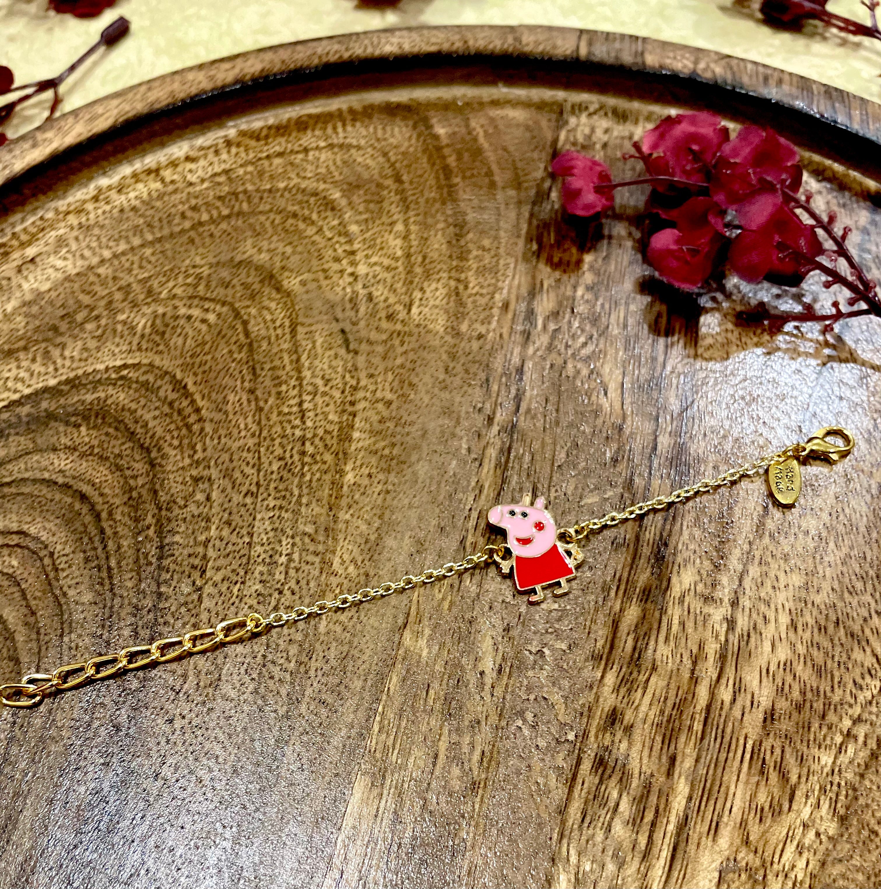 Peppa pig character rakhi for kids