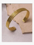 Sahira anti tarnish multi strand cuff bracelet