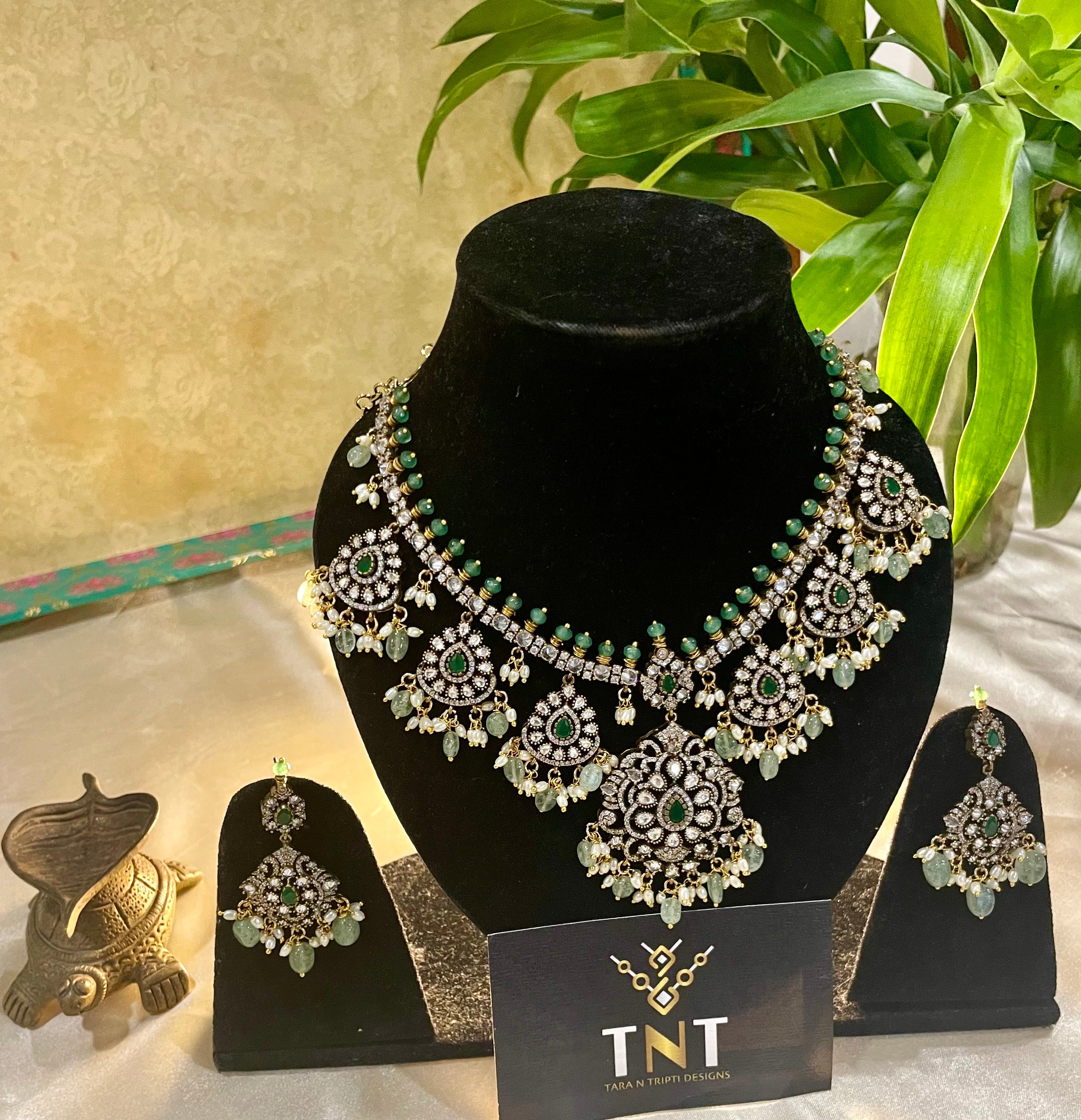 Sana American Diamond necklace set