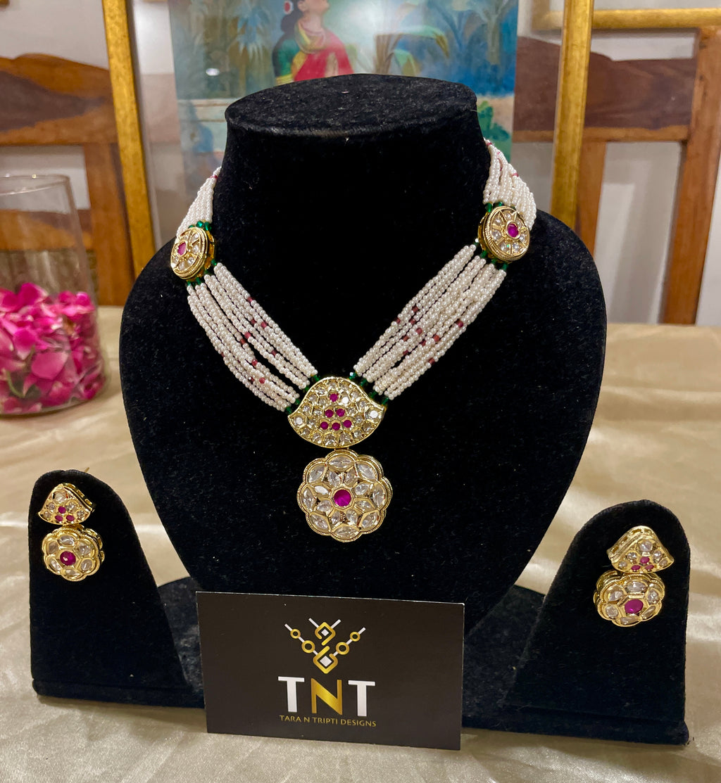 Samay kundan necklace set