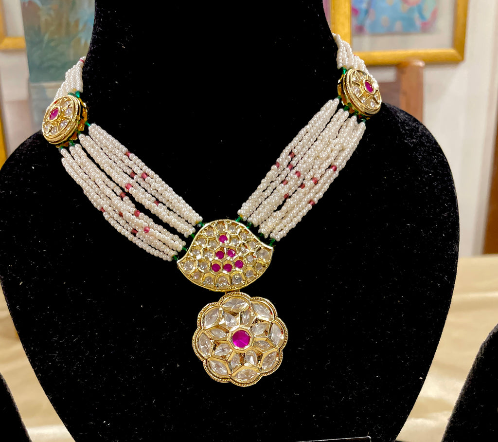 Samay kundan necklace set