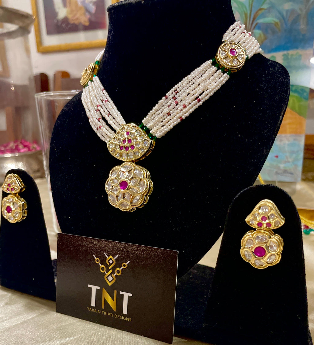Samay kundan necklace set