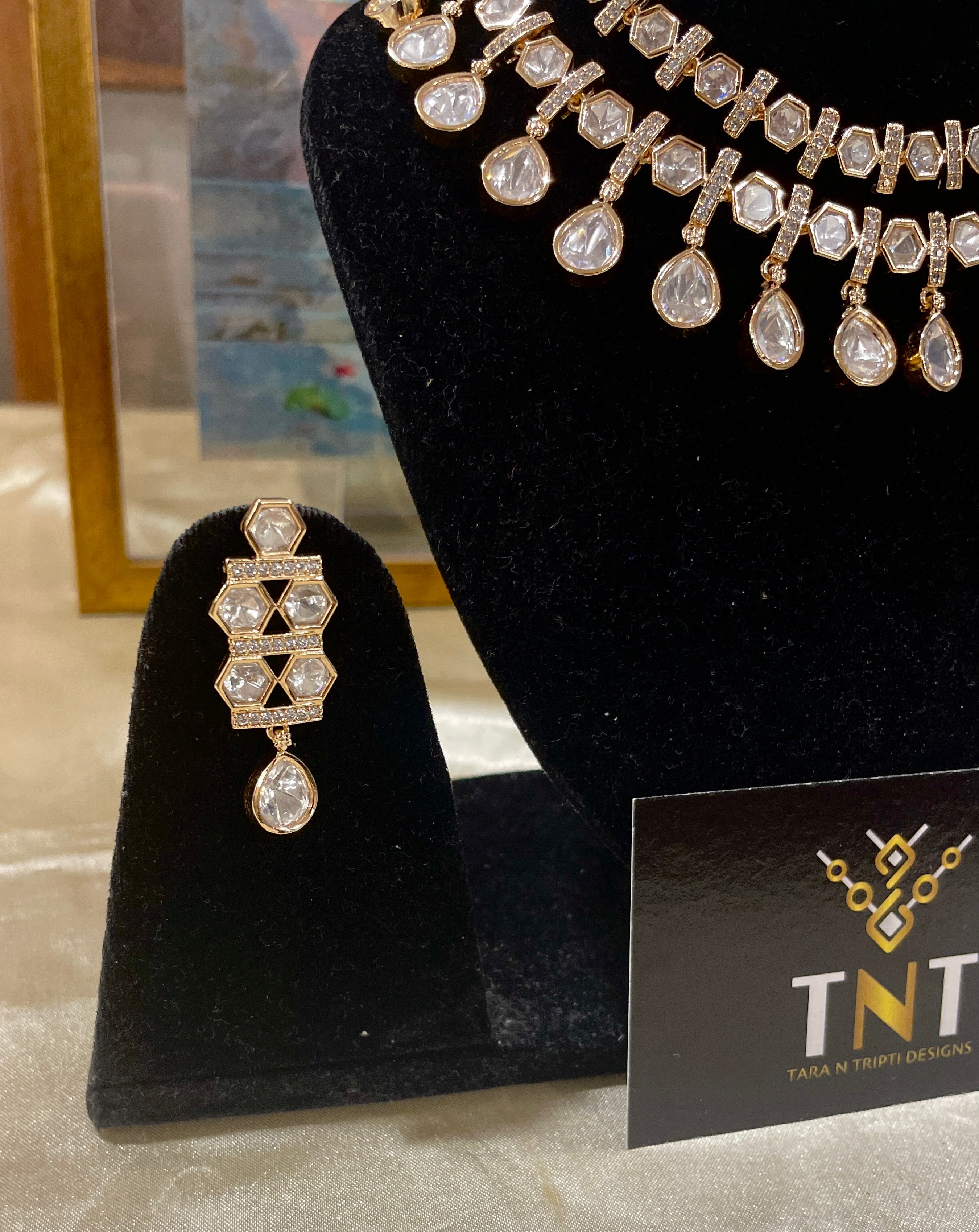 Sylvia polki necklace set