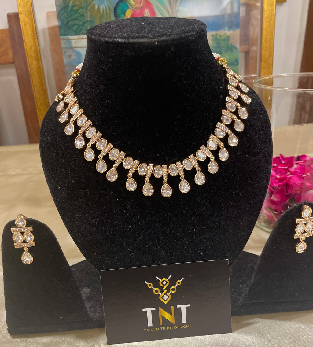 Sunaina polki necklace set