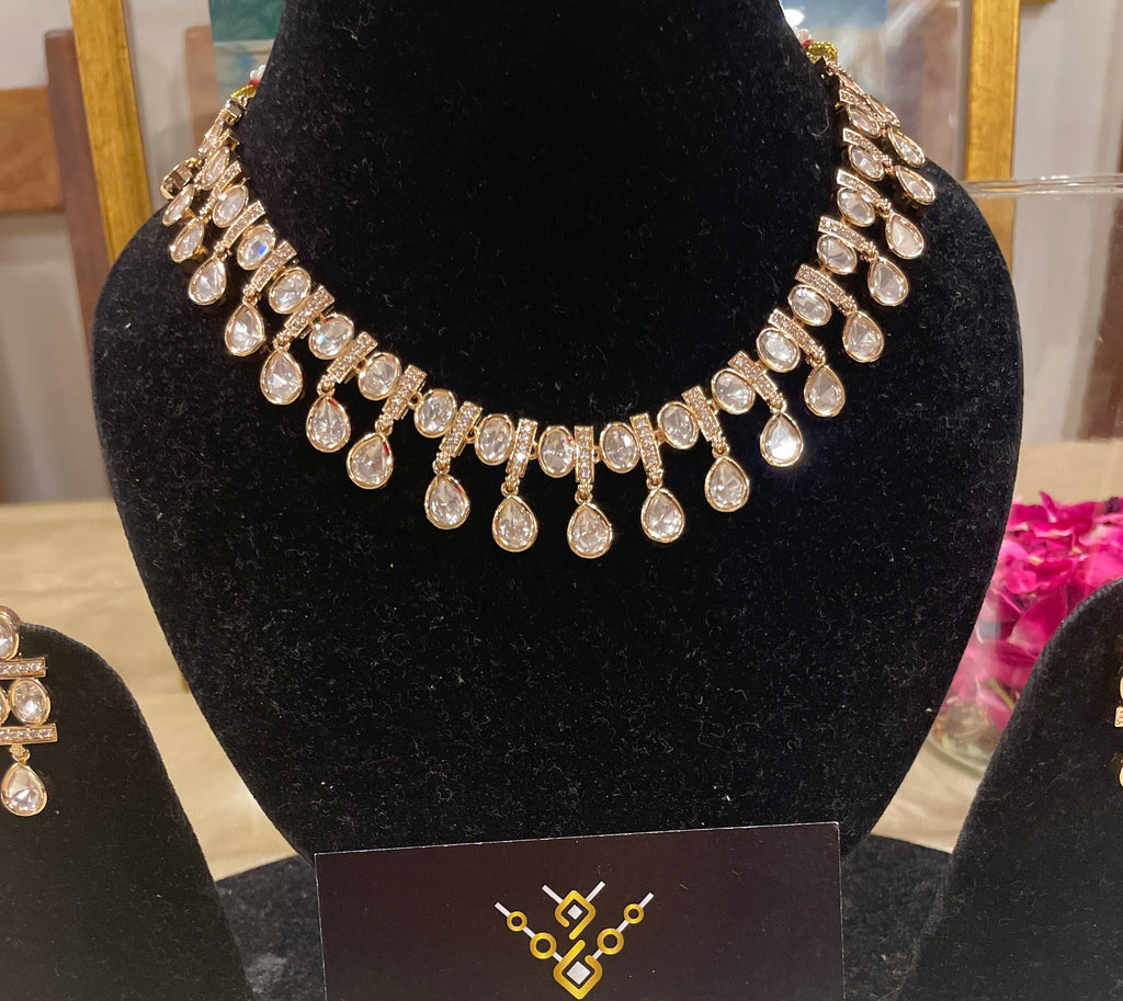 Sunaina polki necklace set