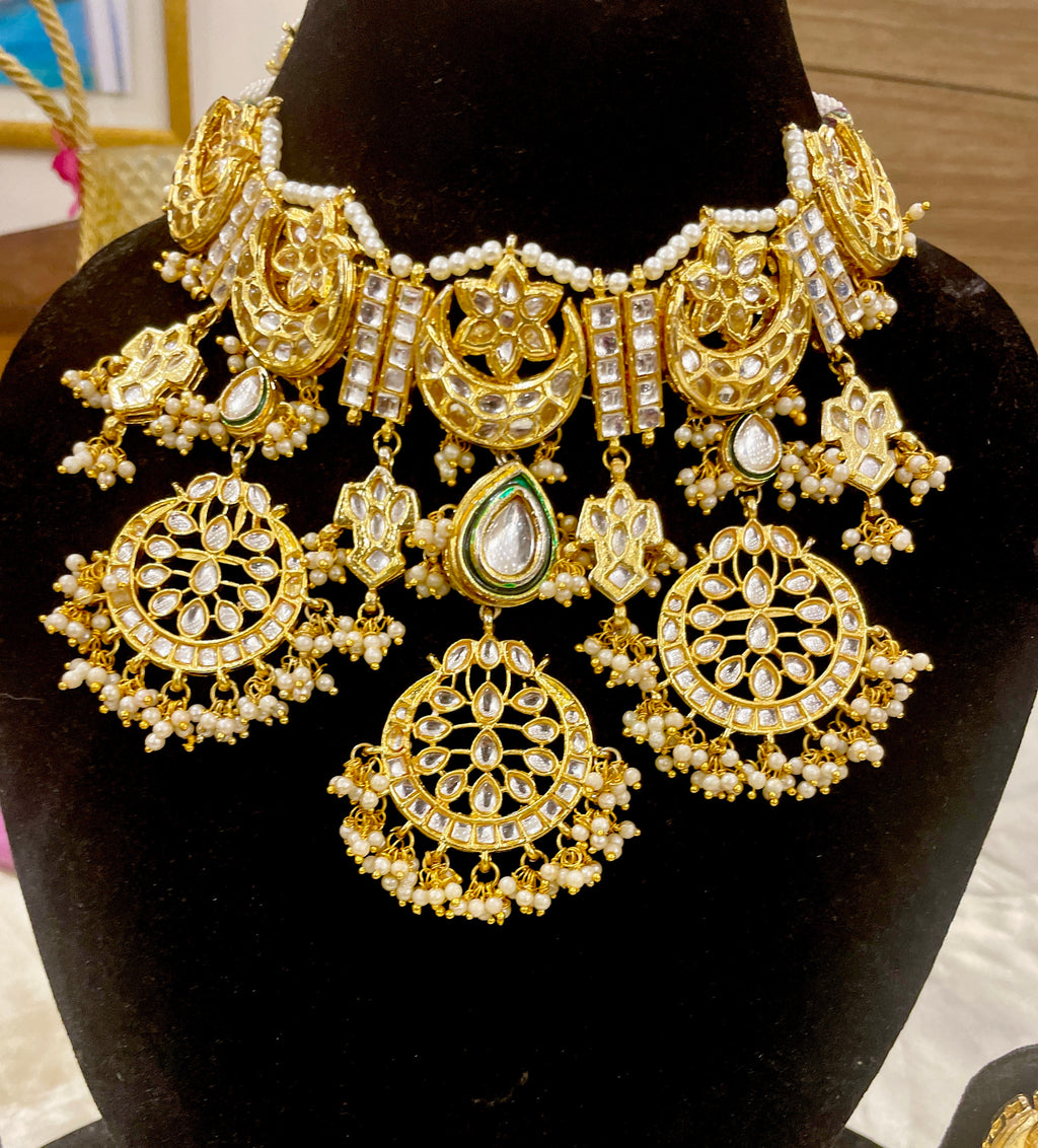 Mohena kundan bridal set