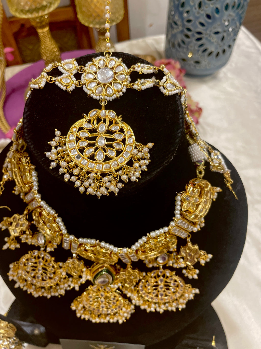 Mohena kundan bridal set
