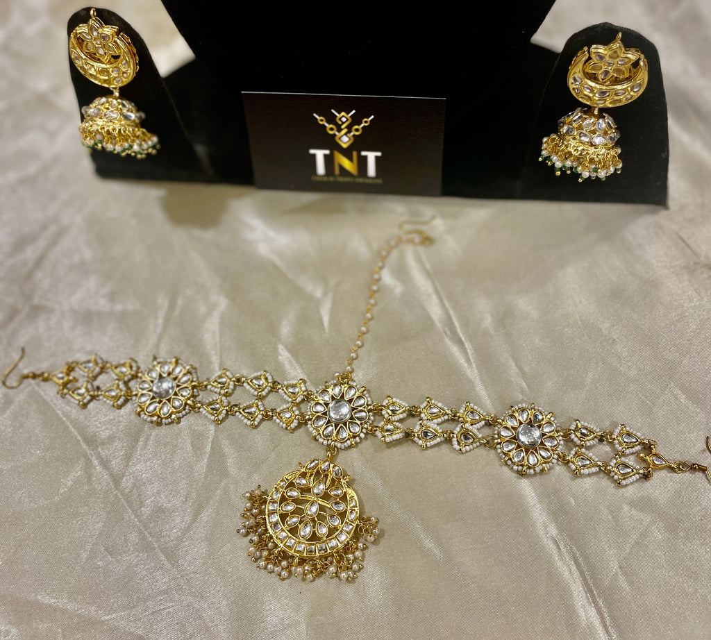 Mohena kundan bridal set