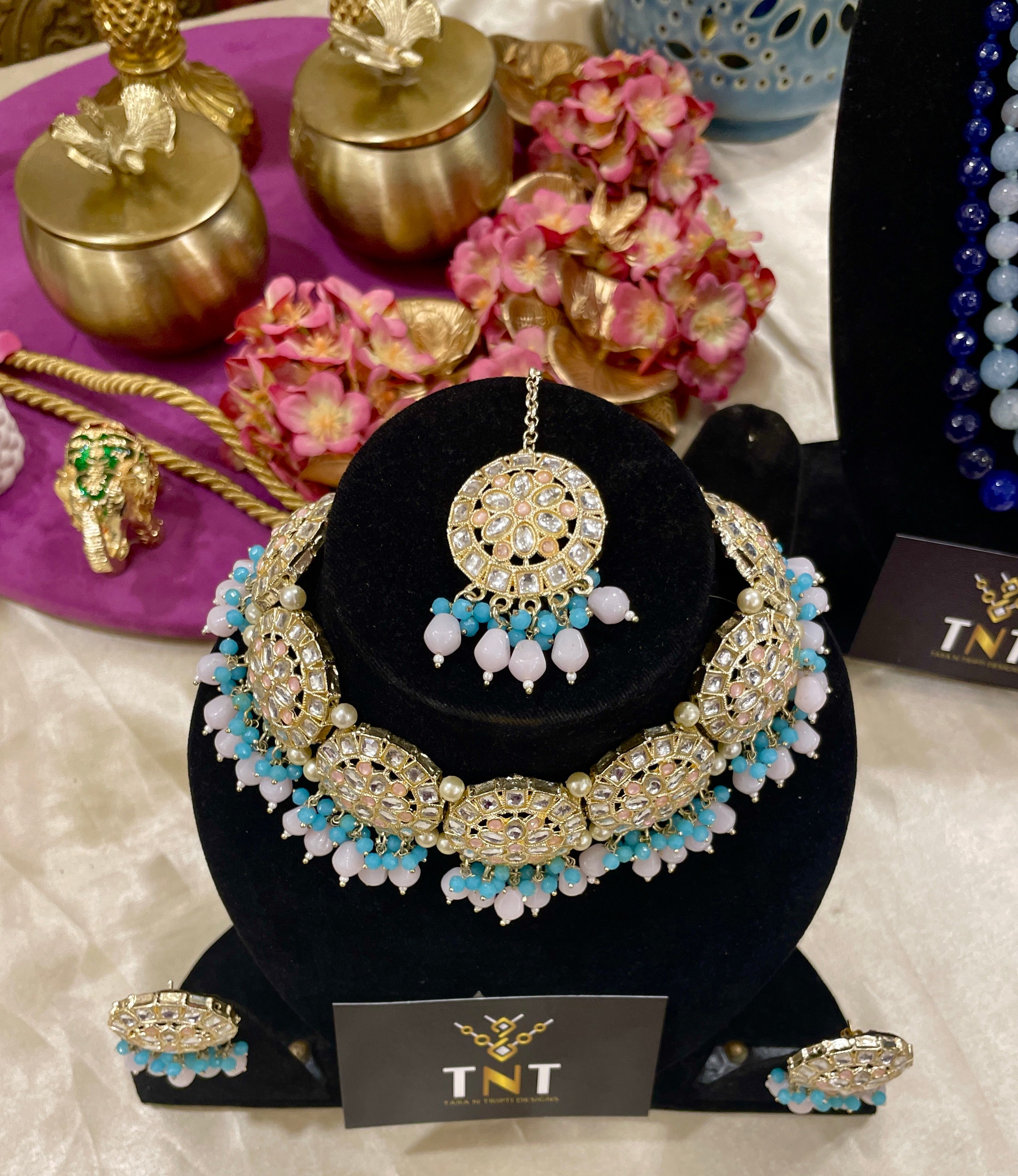 Maheshwari choker set