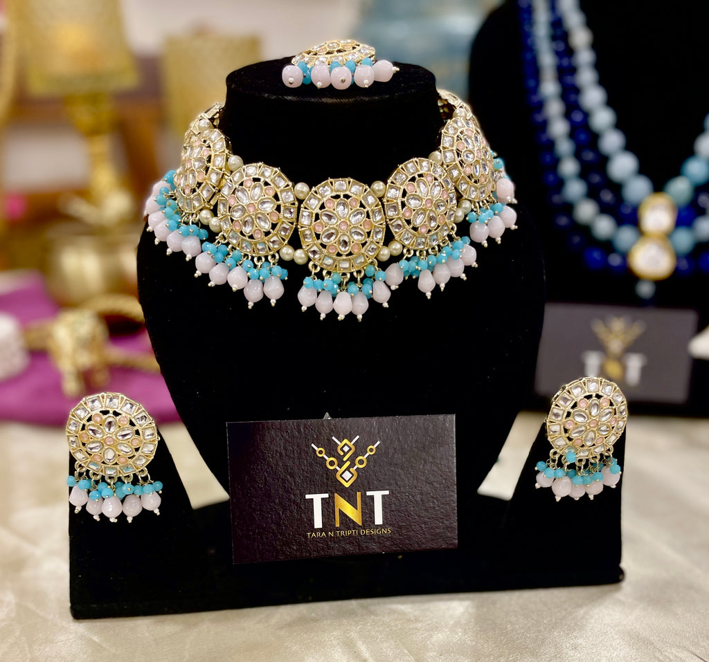 Maheshwari choker set