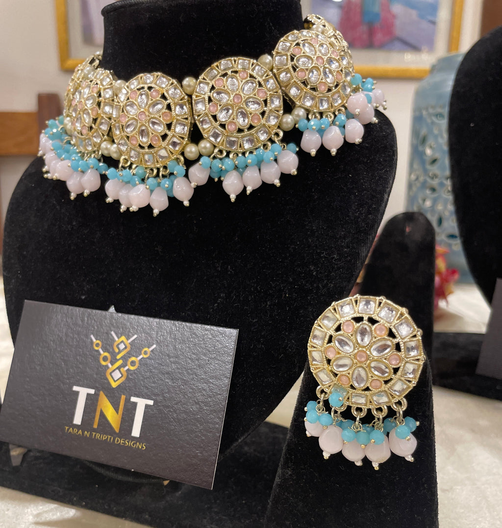 Maheshwari choker set