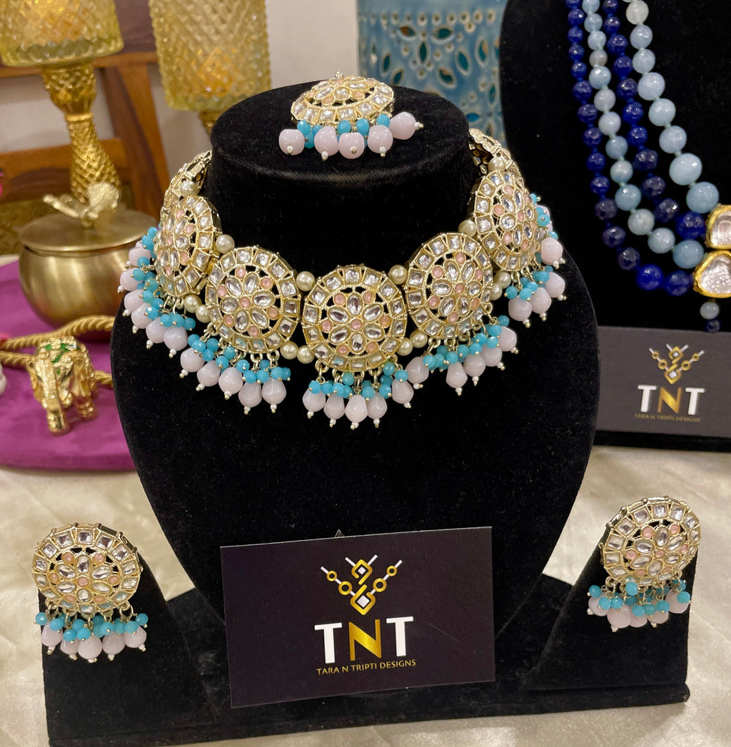 Maheshwari choker set