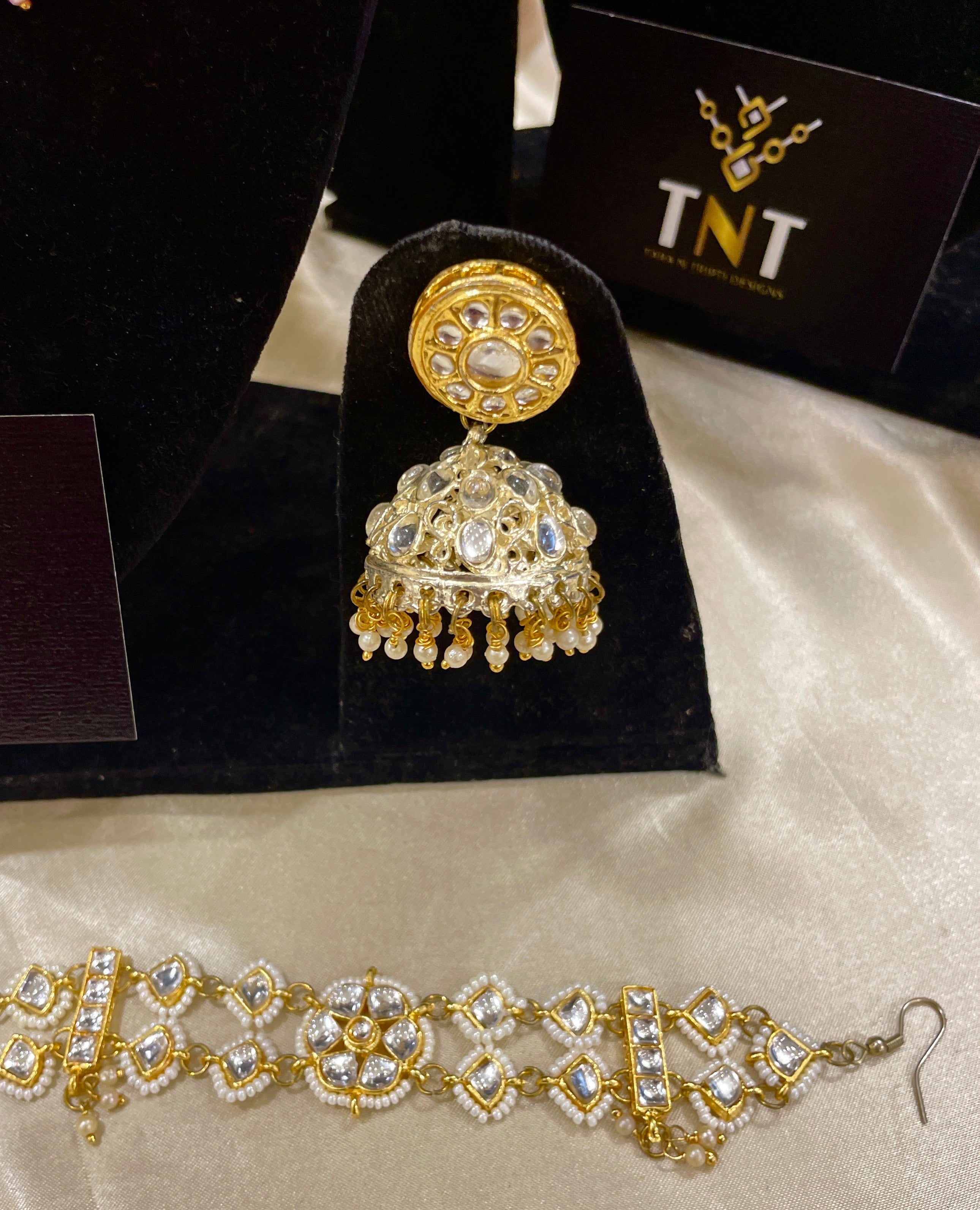 Kalratri bridal necklace set- Maroon