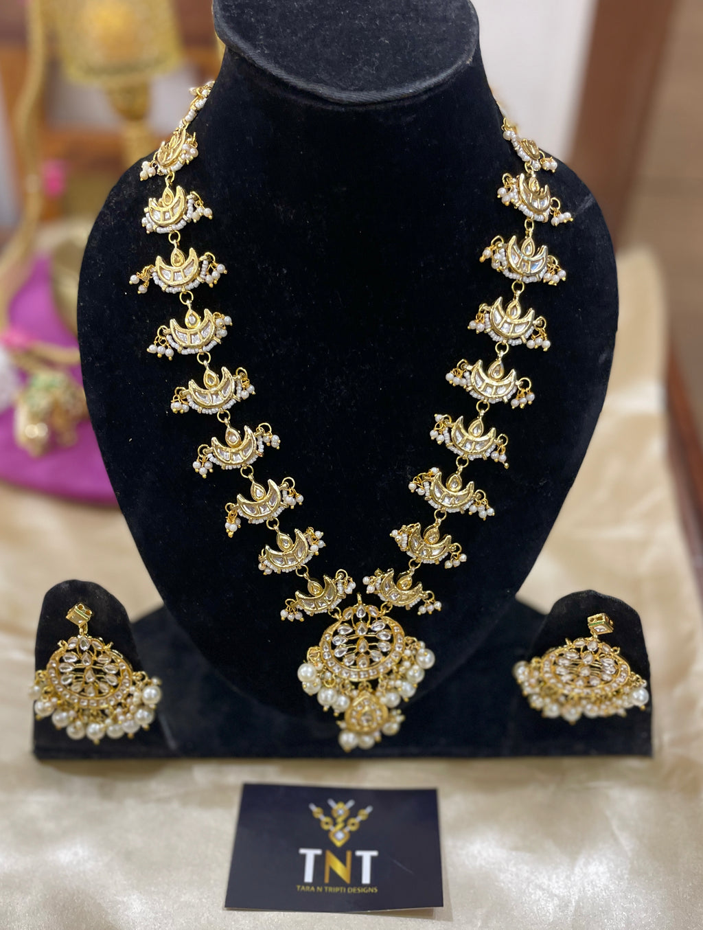 Meenakshi long necklace set
