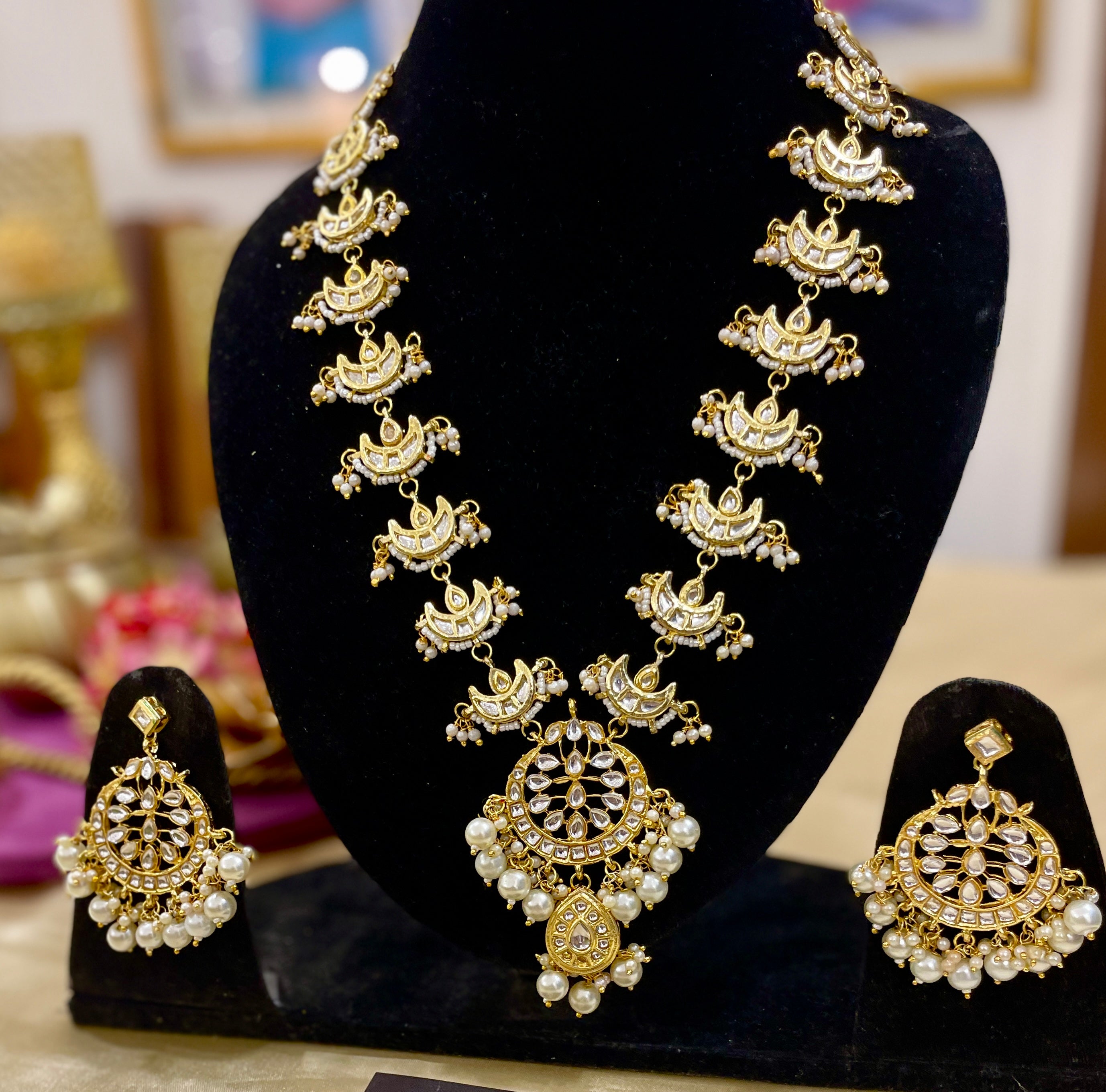 Meenakshi long necklace set