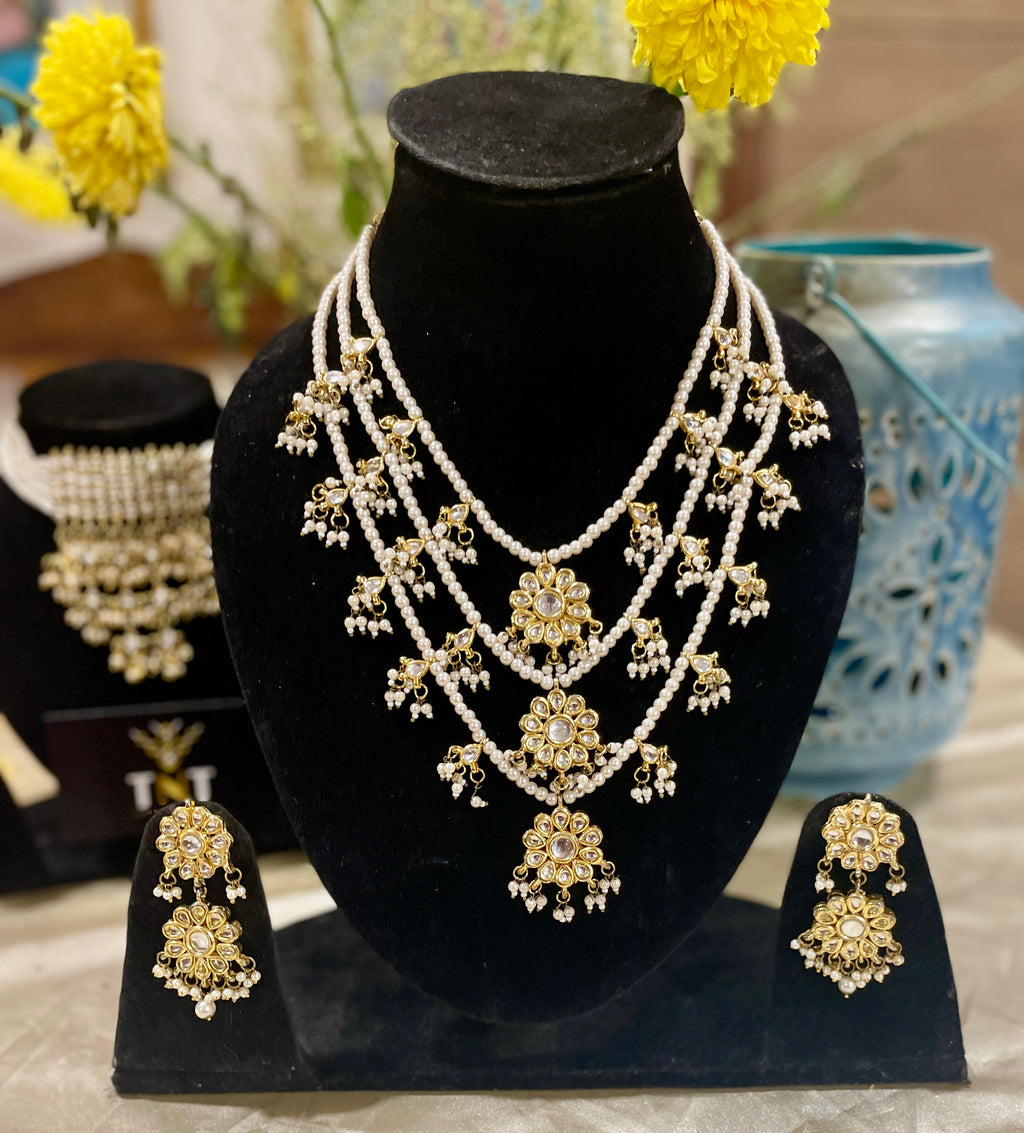 Anita bridal necklace set- Combo of 2 sets