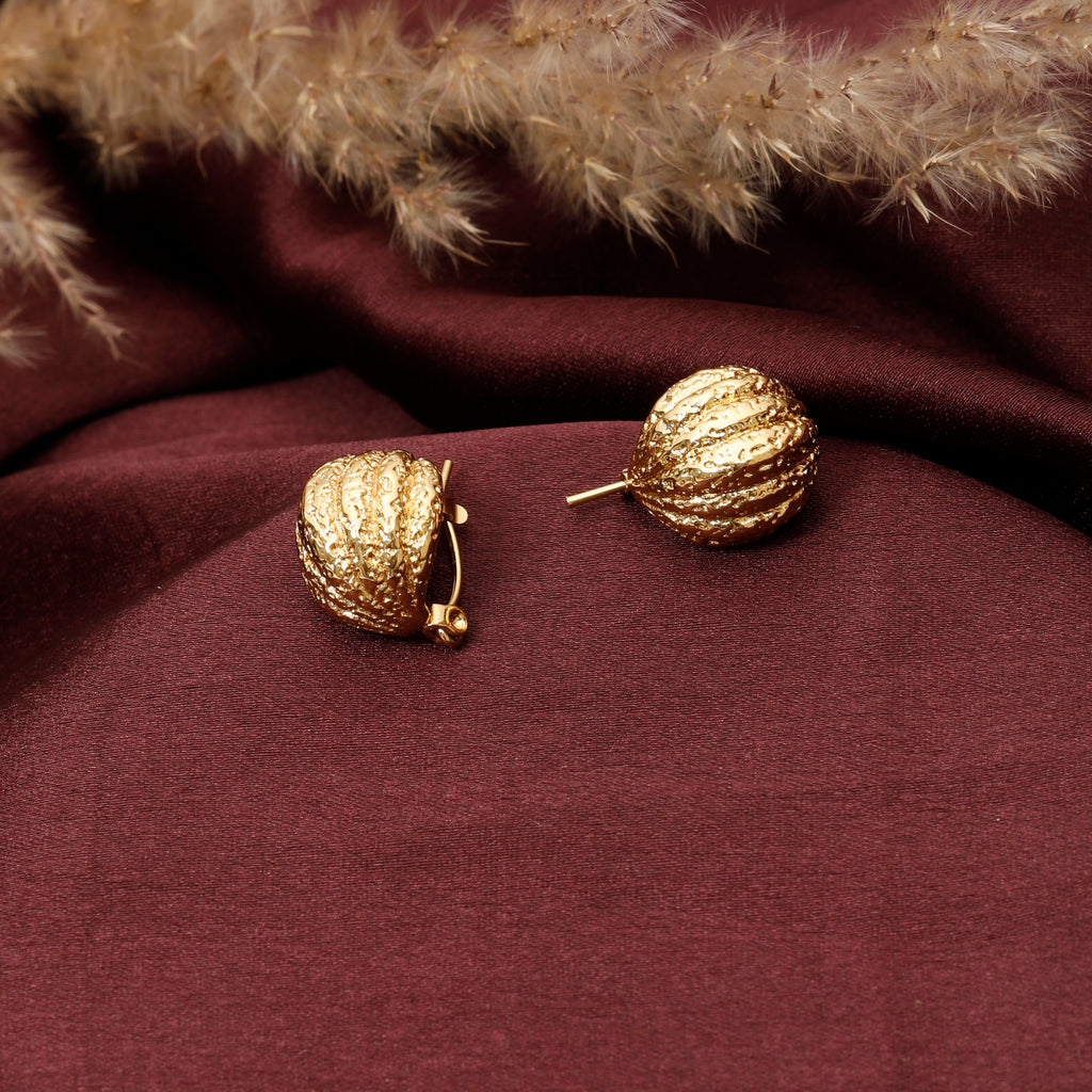 Anandi anti tarnish hoop earrings