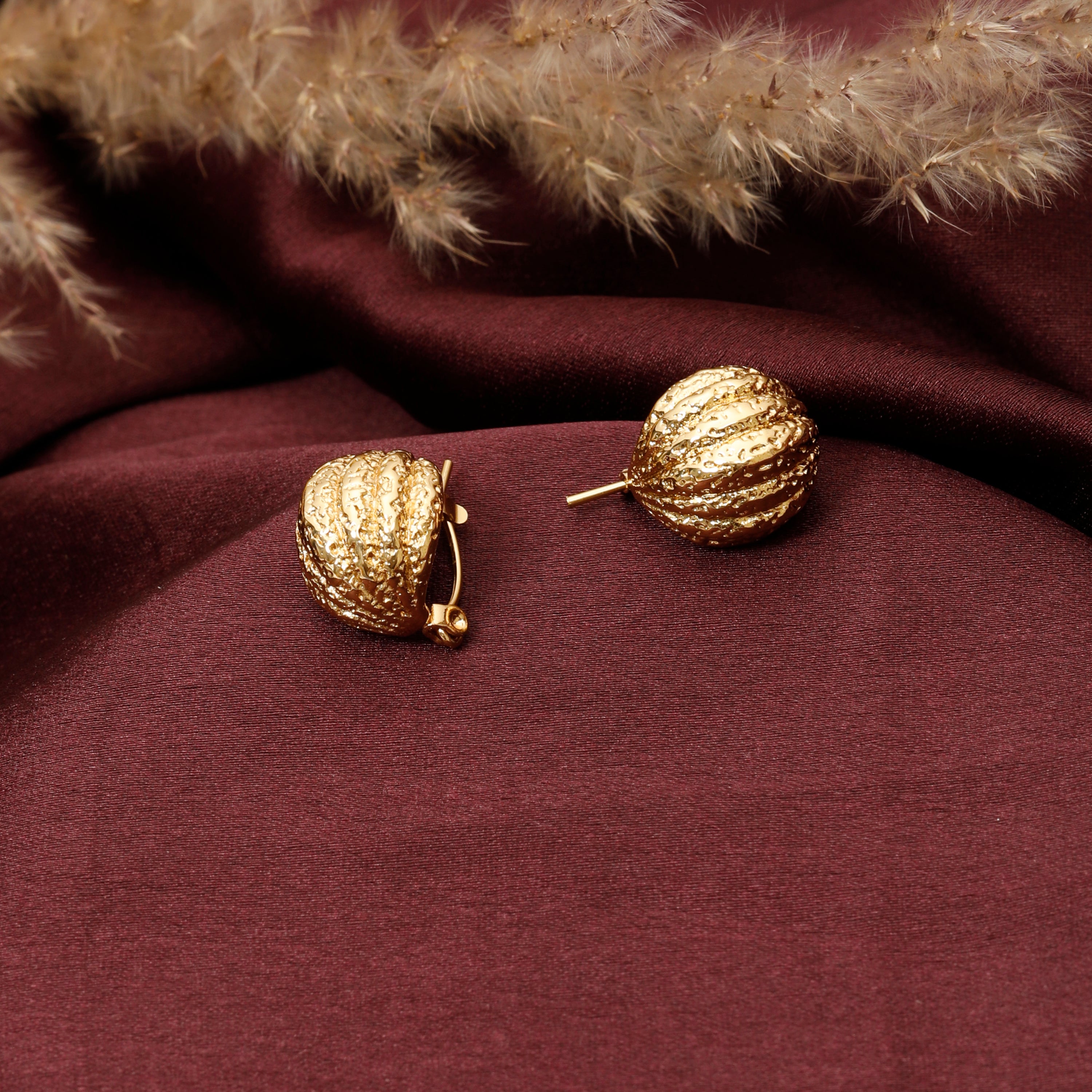 Anandi anti tarnish hoop earrings