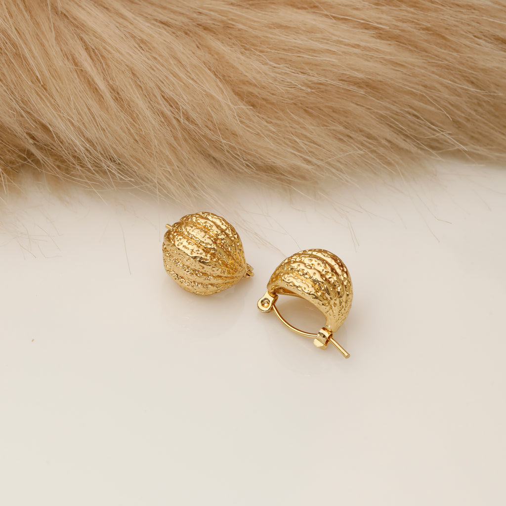 Anandi anti tarnish hoop earrings