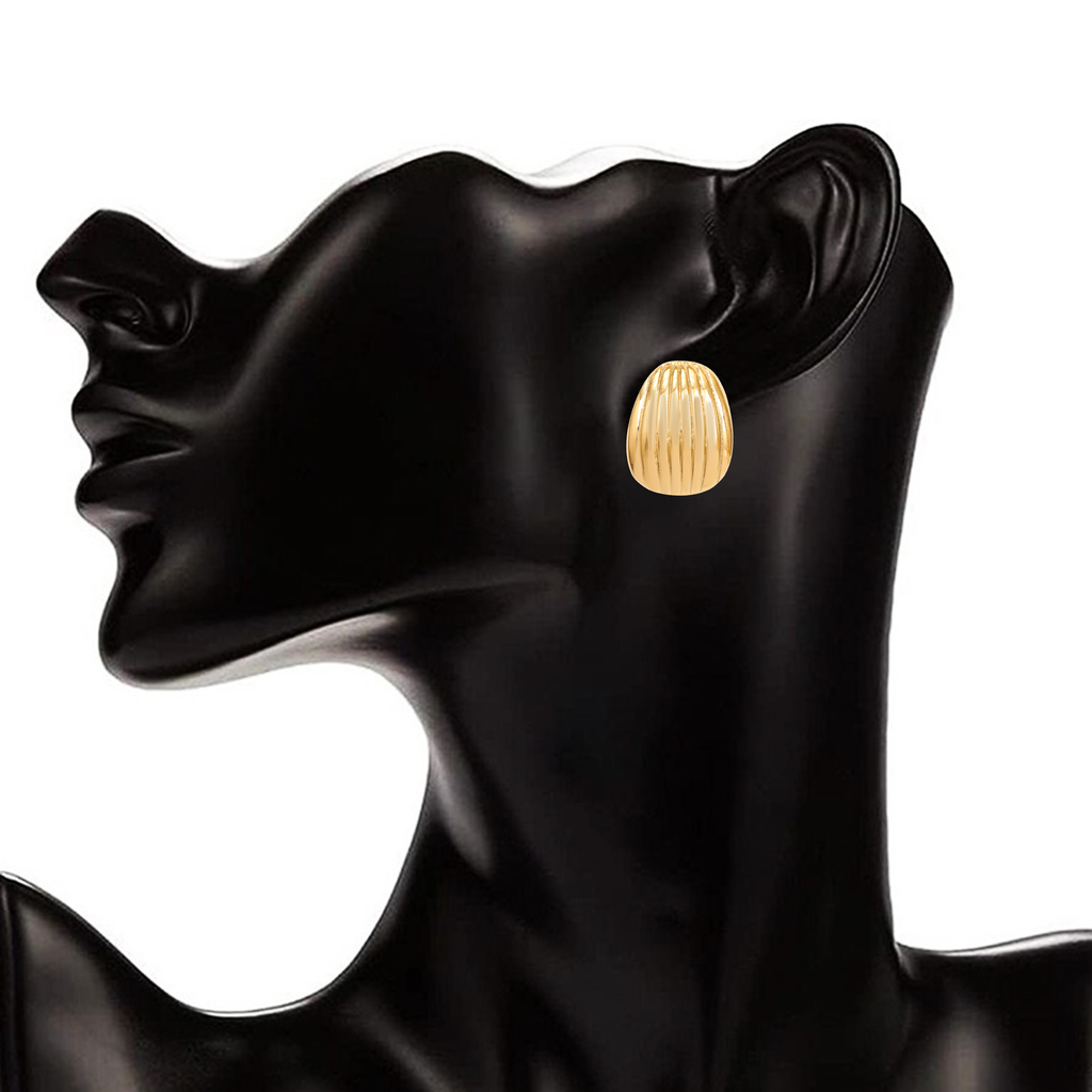 Hema anti tarnish stud earrings