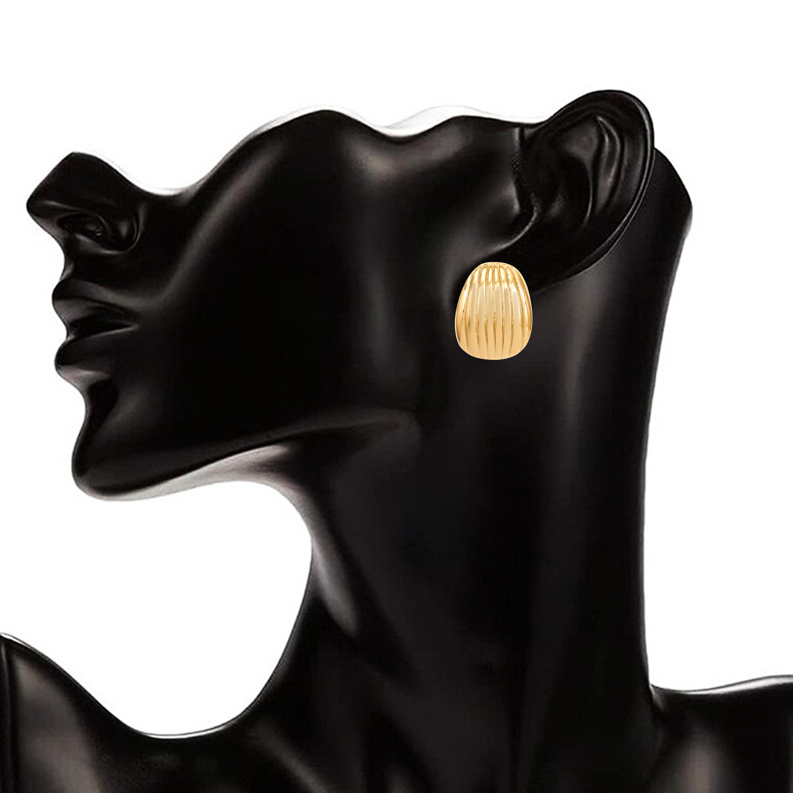 Hema anti tarnish stud earrings