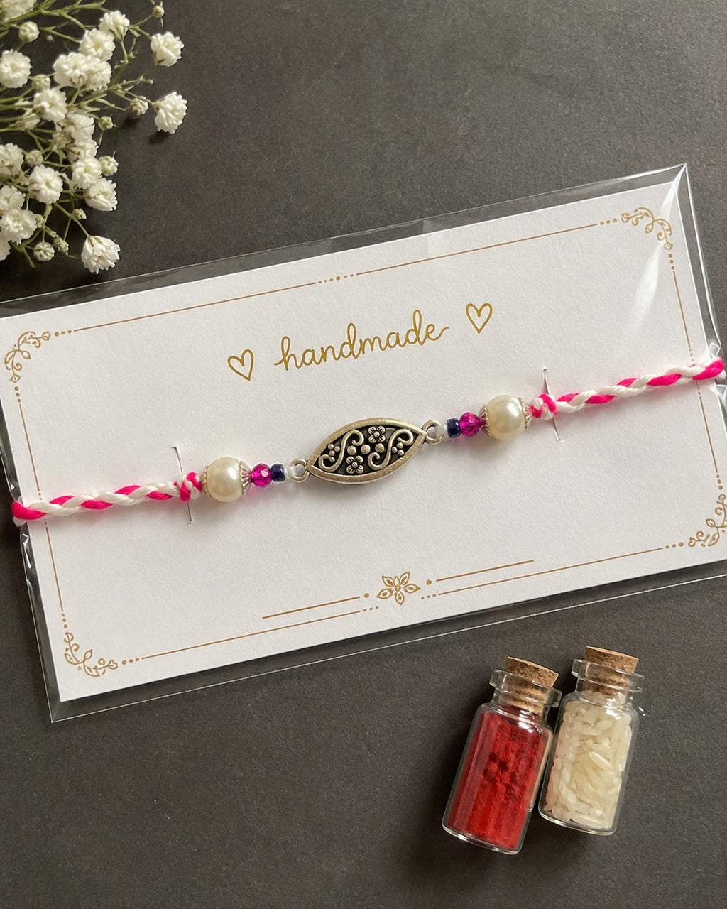 Metal rakhi for brother | Tassels rakhi