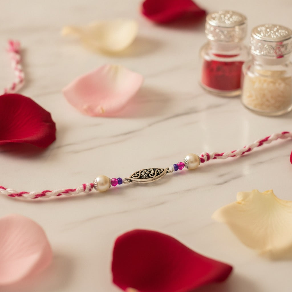 Metal rakhi for brother | Tassels rakhi